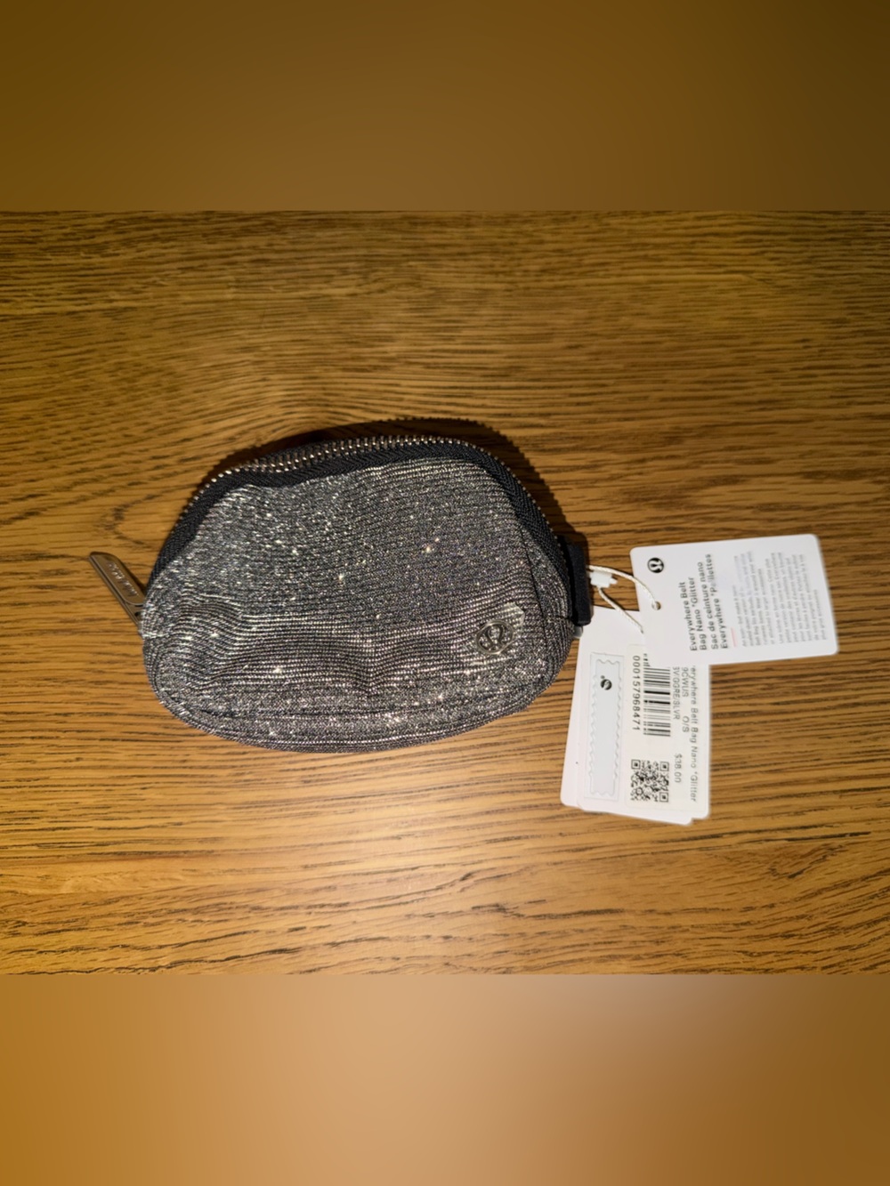 lululemon athletica Everywhere Belt Bag Nano - Silver Glitter